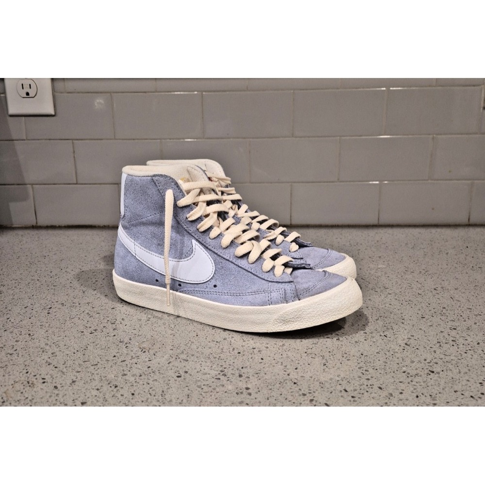 NIKE BLAZER MID '77 VNTG VINTAGE BLUE WHISPER-FOOTBALL GREY SZ 7 [CD8238-100]